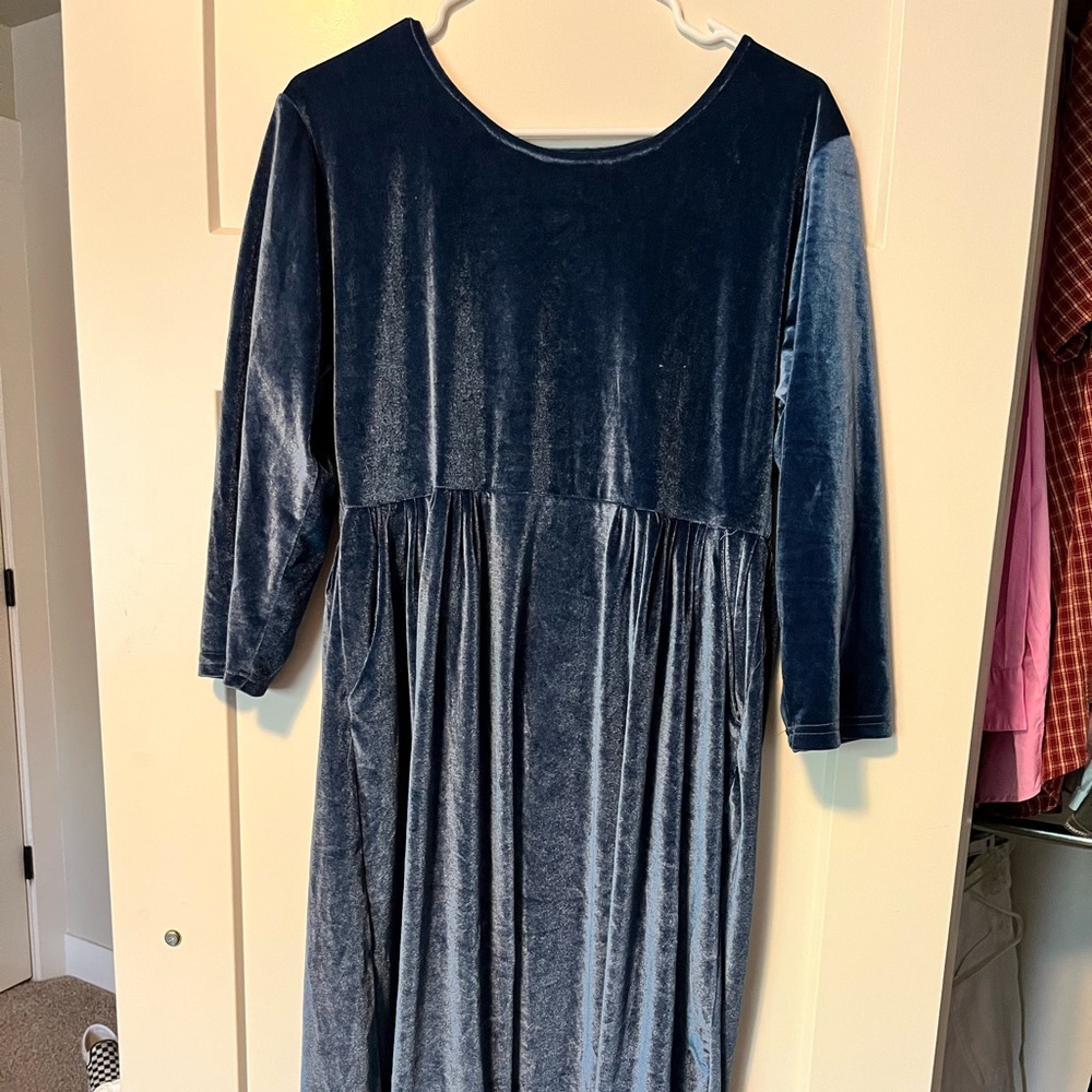 Blue Velvet Dress!